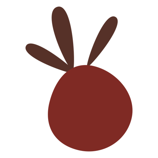 Rote Beere flaches Symbol symobl PNG-Design
