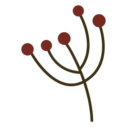 Simple berry branch flat Simple berry branch flat