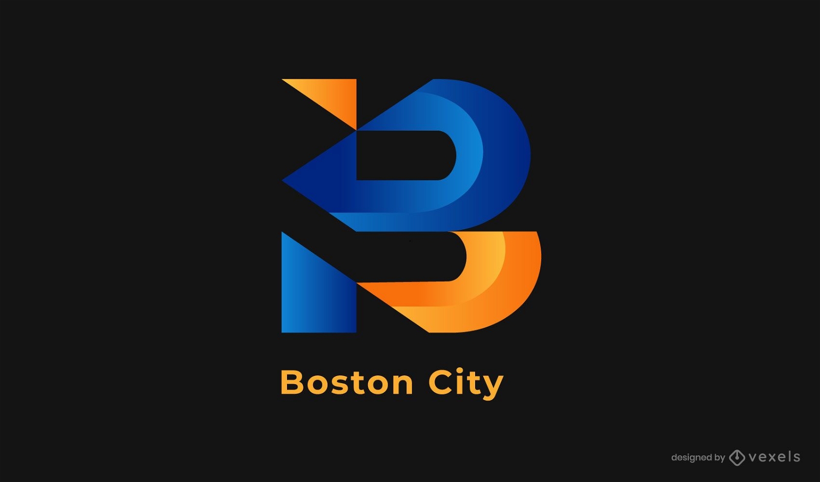 design de logotipo da cidade de boston