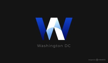 diseño de logo de washington dc