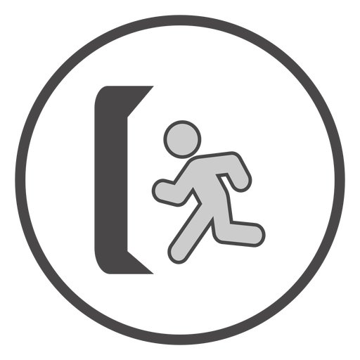 Aboard exit symbol