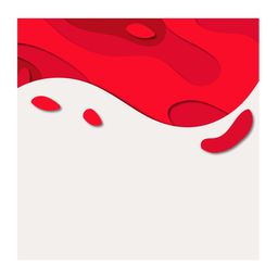 vector de onda roja png