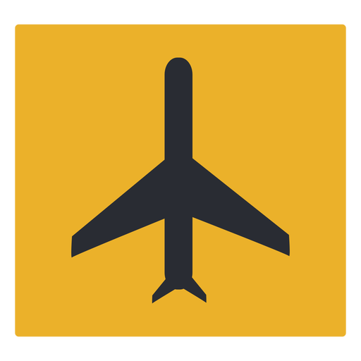 Airplane icon sign - Transparent PNG & SVG vector file