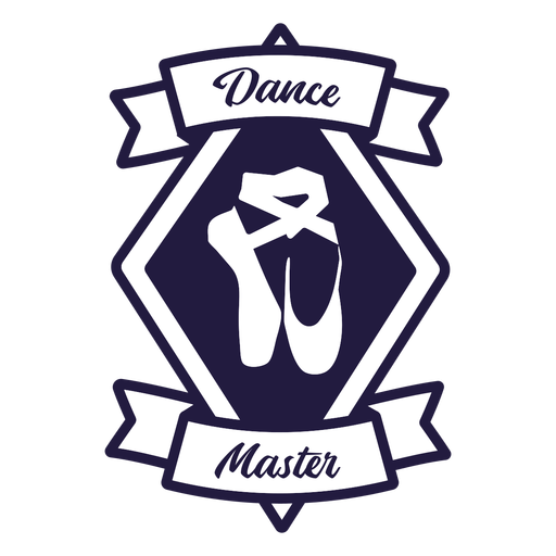 Ballet shoes pointe dance master diamond badge