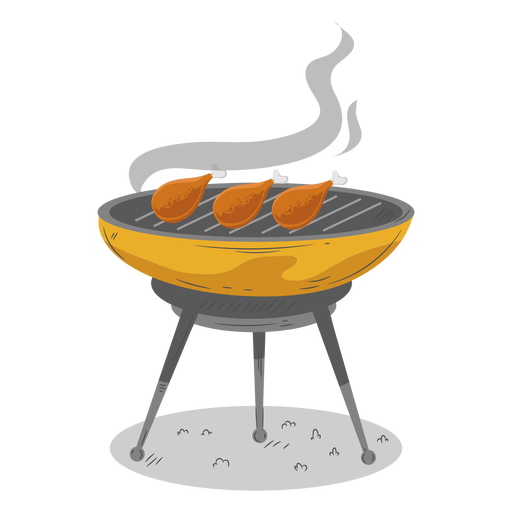 Bbq Grill H?hnchenkeule PNG-Design