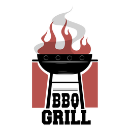 Bbq grill lettering Transparent PNG