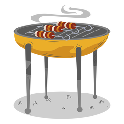 Espeto de churrasco Desenho PNG