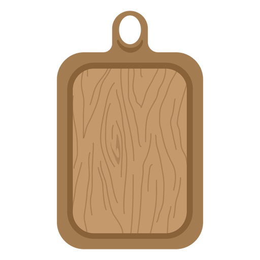 Brown cutting board flat - Transparent PNG & SVG vector file