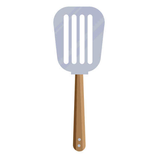 Brown spatula flat PNG Design