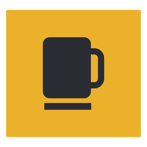 Kaffeetasse-Symbolzeichen PNG-Design