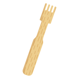 Utencil de bambu garfo