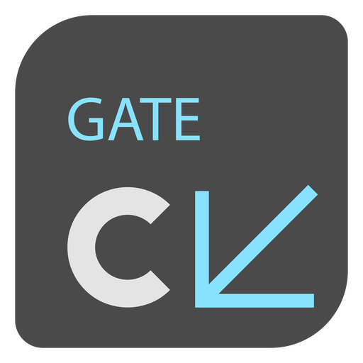 Gate c arrow airport sign icon