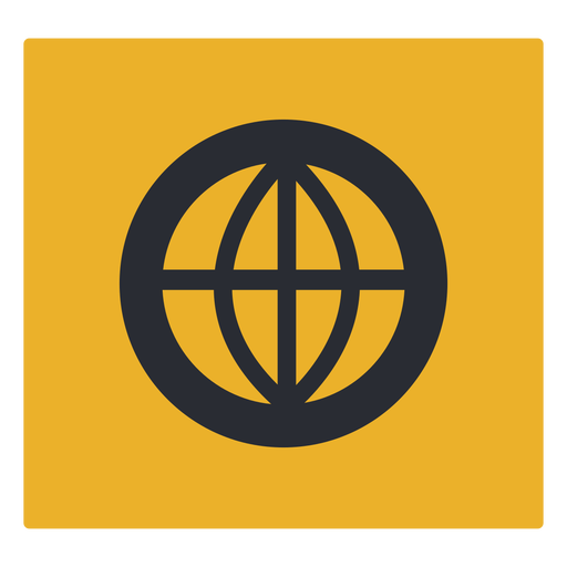 Globuskreissymbolzeichen PNG-Design