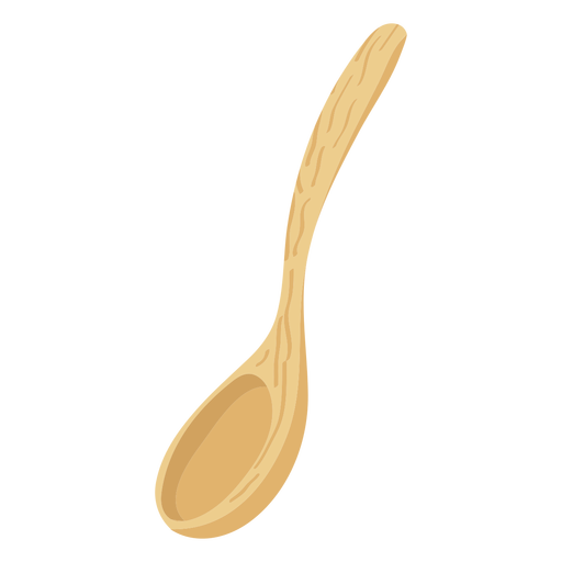 Ladle bamboo utencil - Transparent PNG & SVG vector file