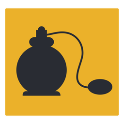 Signo de icono de botella de perfume Diseño PNG