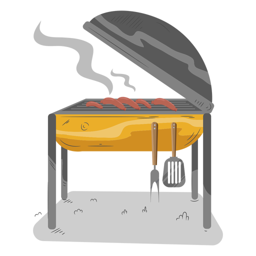 Wurst Hot Dog Grill PNG-Design