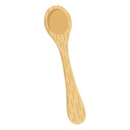 Utencil de bambú cuchara Diseño PNG