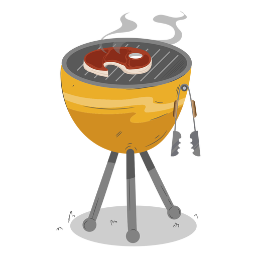 Stead round bbq grill PNG Design