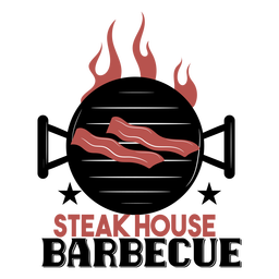 Steak house bbq grill logo