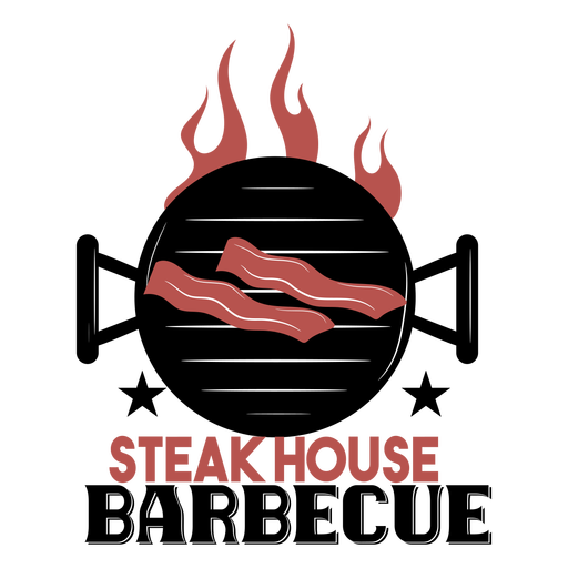 Steak House Grill Grill Logo PNG-Design
