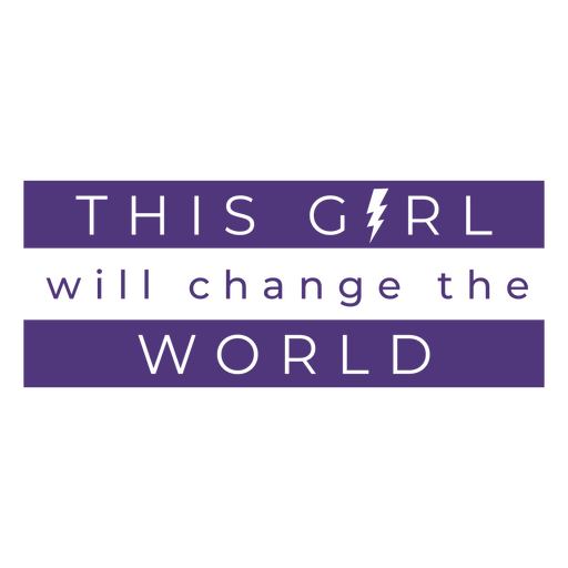 Letras do Dia da Mulher para mudar o mundo Desenho PNG