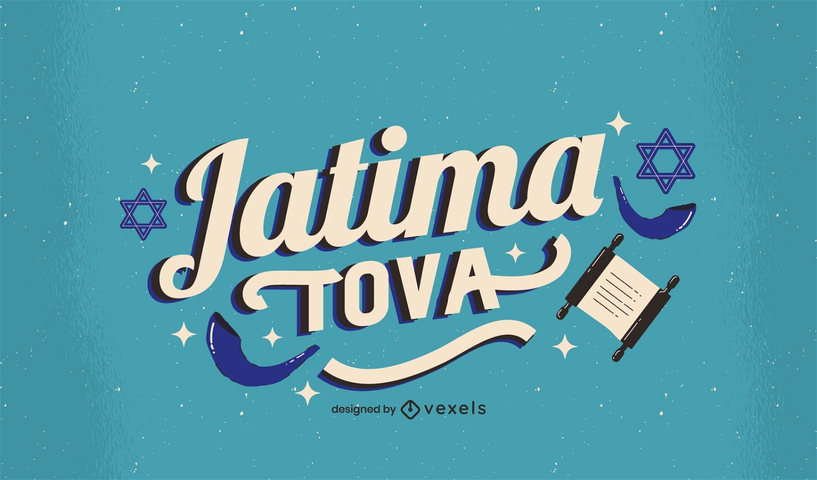 Diseño de letras Jatima Tova