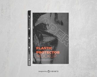 projeto de maquete protetor de plástico