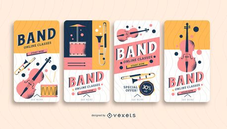 Band Klassen Social Media Story Vorlage Band Klassen Social Media Story Vorlage