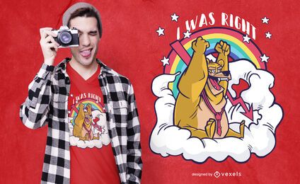 i was right bear t-shirt i was right bear t-shirt