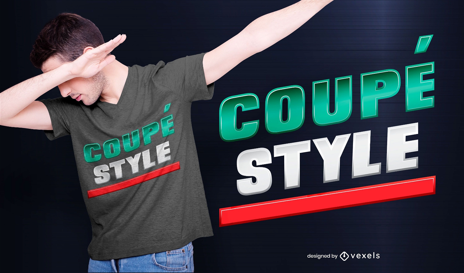 coupe style t-shirt design