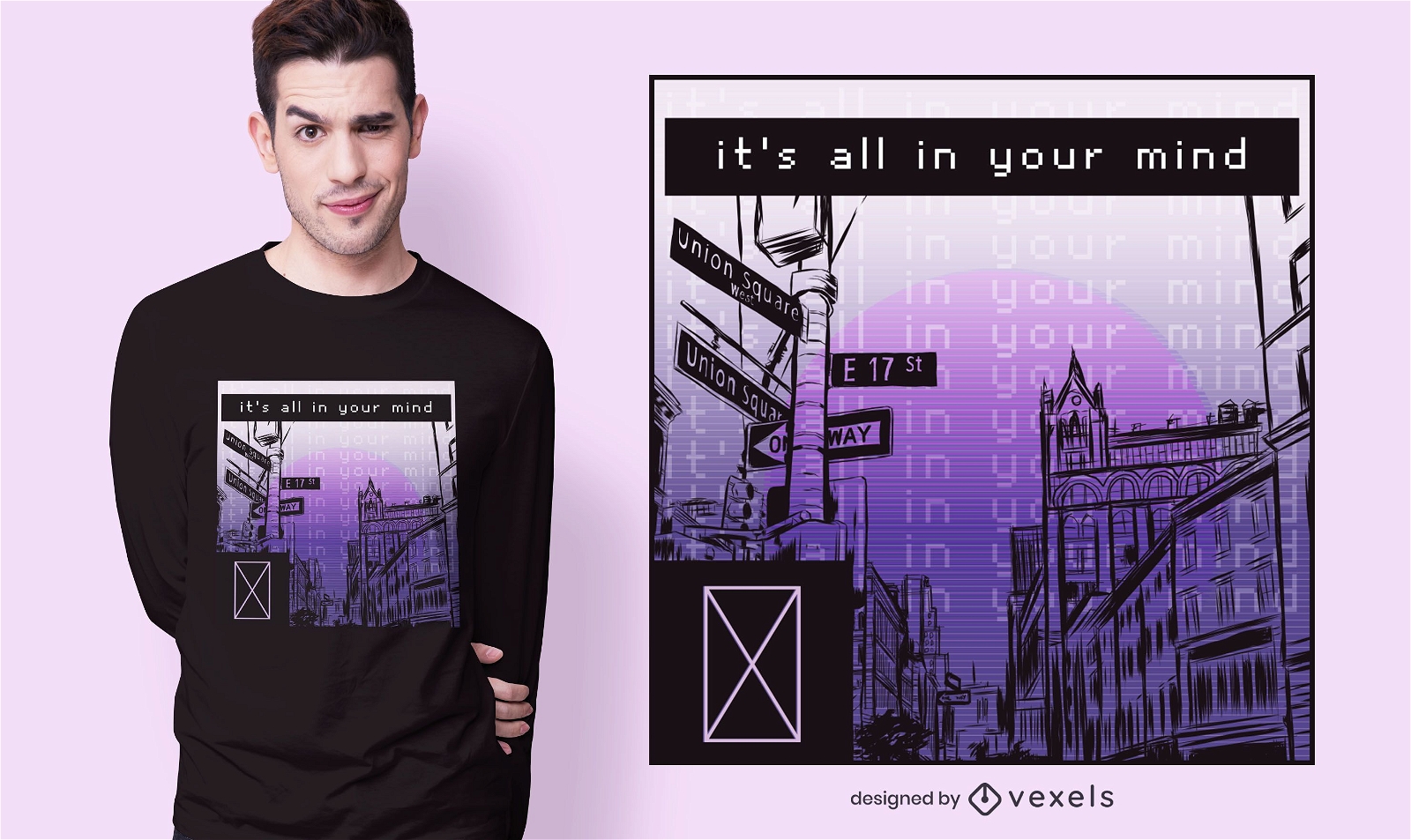 all in your mind t-shirt design