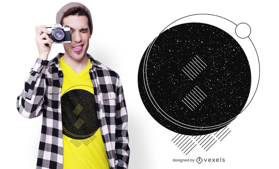 Minimalist Geometric Abstract T-shirt Design Minimalist Geometric Abstract T-shirt Design