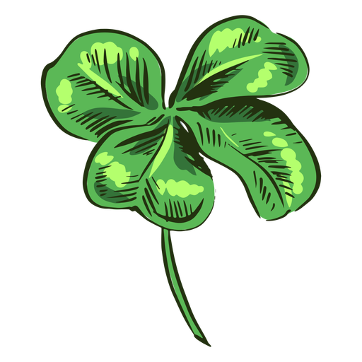Awesome clover leaf drawing PNG Design