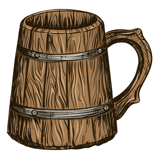 Download Beer in barrel mug - Transparent PNG & SVG vector file