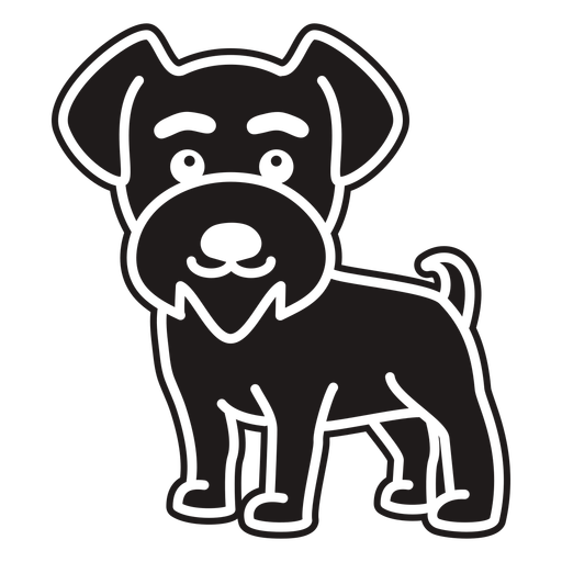 Download Black Cute Puppy Transparent Png Svg Vector File PSD Mockup Templates