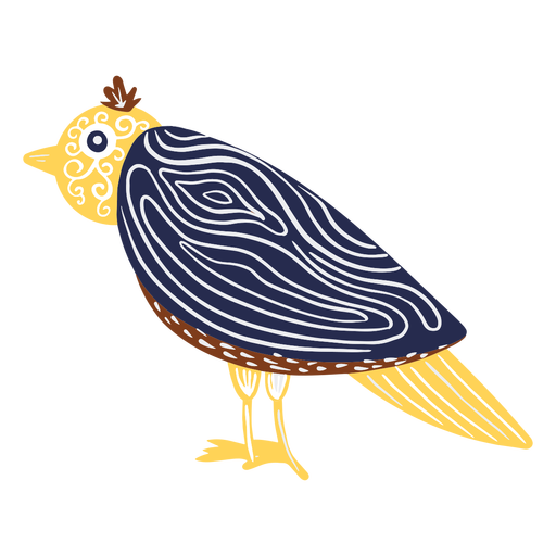 Desenho de ilustração de pássaro de carnaval Desenho PNG