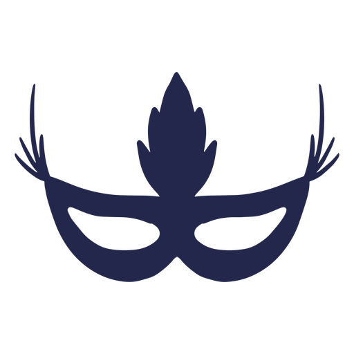 Máscara de carnaval carnaval azul Desenho PNG
