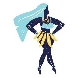 Carnival woman sexy PNG Design