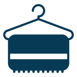 Percha de tela lavanda azul Diseño PNG Transparent PNG