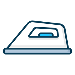Clothes iron laundry PNG Design