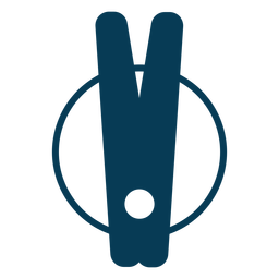 Prendedor de roupa para lavanderia azul Desenho PNG