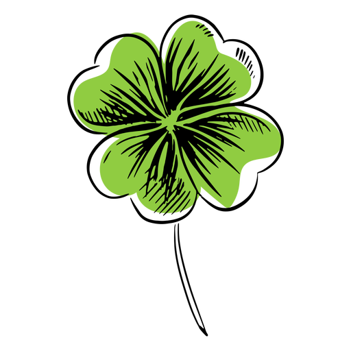 Clover leaf simple PNG Design