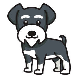 Cachorrinho fofo colorido Desenho PNG