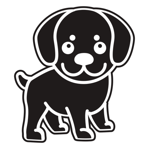 Download Cute Dog Black Transparent Png Svg Vector File 3D SVG Files Ideas | SVG, Paper Crafts, SVG File