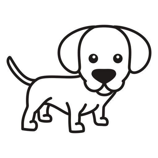 Curso de filhote de cachorro bonito Desenho PNG