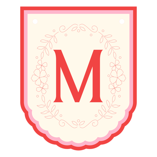 Free Floral Letter M Svg SVG PNG EPS DXF File