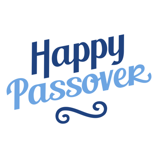 Happy passover lettering simple PNG Design
