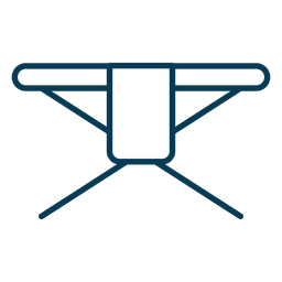 Trazo de lavandería tabla de planchar Diseño PNG