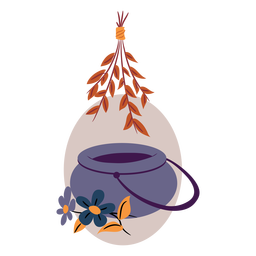 Conjunto de potes mágicos Desenho PNG