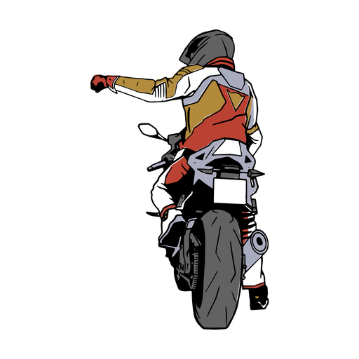 Design PNG E SVG De Velocidade De Corrida De Moto Para Camisetas